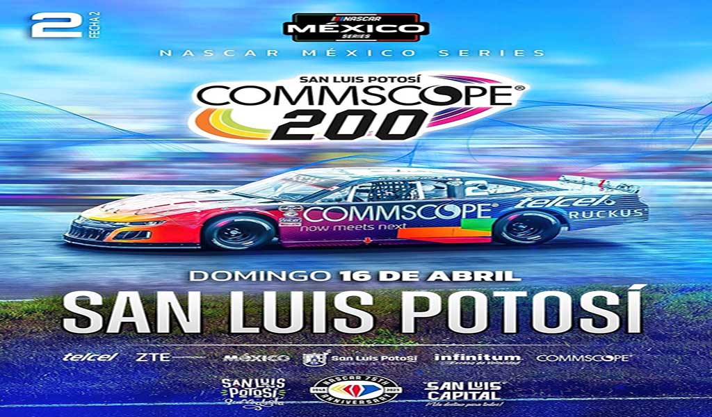 Nascar México en SLP generará una derrama económica de 15 millones de pesos: Sectur