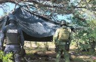 Fuerzas de Seguridad desmantelan campamento en Tepetongo y aseguran armamento